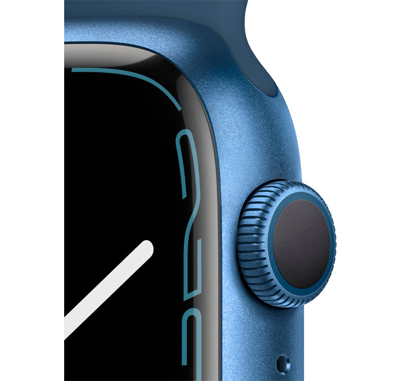 Apple ساعت هوشمند اپل Watch Series 7 Sport GPS 41mm با بدنه  لومینیومی  بی و بند سیلیکونی  بی